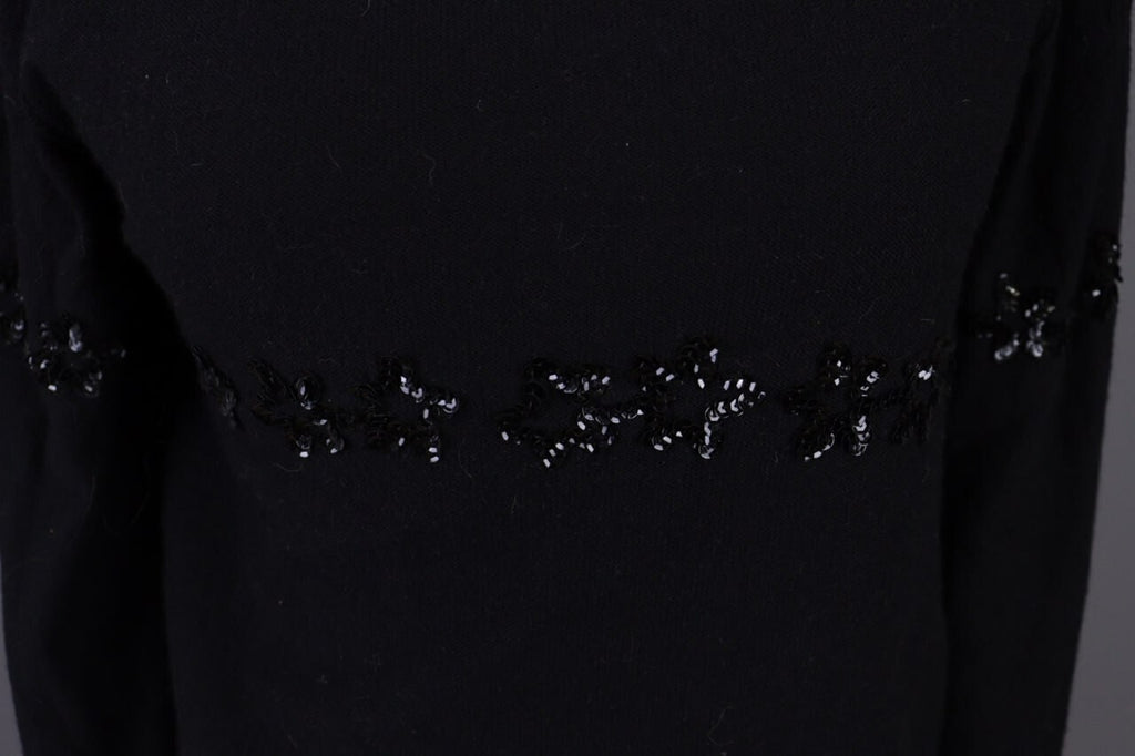 Sonia by Sonia Rykiel Black Wool Angora Knit Sweater 40 / M