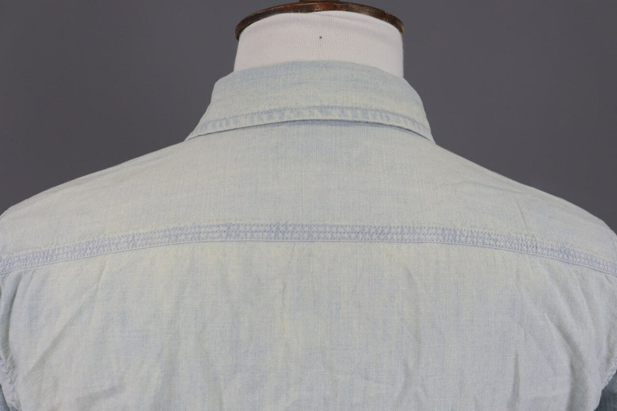 Denim & Supply Ralph Lauren Blue Long Sleeve Denim Over Shirt XL – Men's