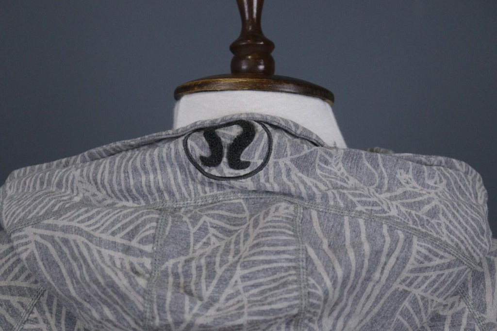 LULULEMON Gray Stretch Lightweight Full Zip Hoodie Track Jacket