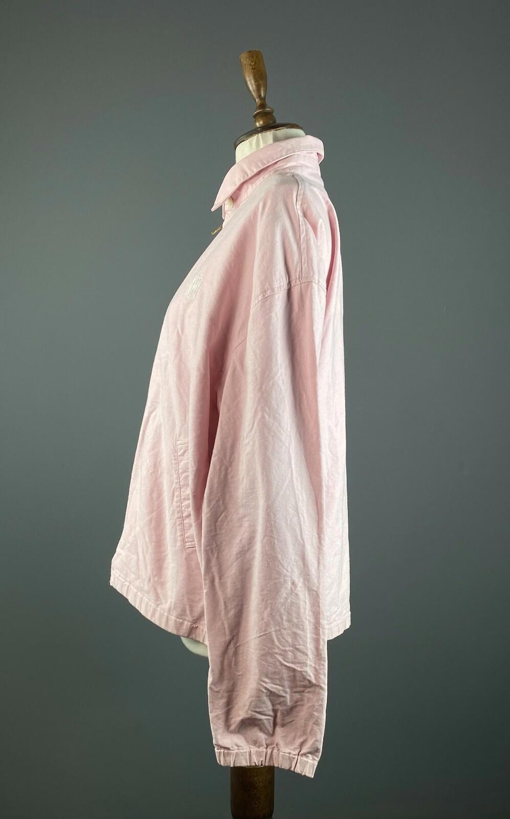 POLO RALPH LAUREN Pink Cotton Full Zip Long Sleeve Jacket – Size XL