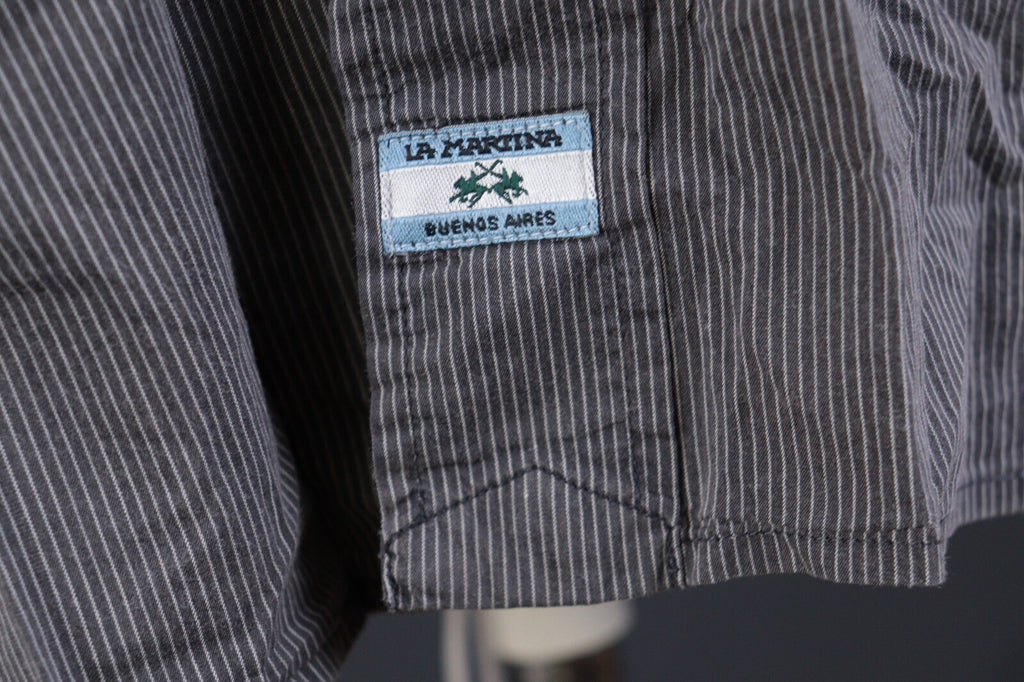 La Martina Buenos Aires Polo Society #2 Long Sleeve Button Down Shirt – Size M