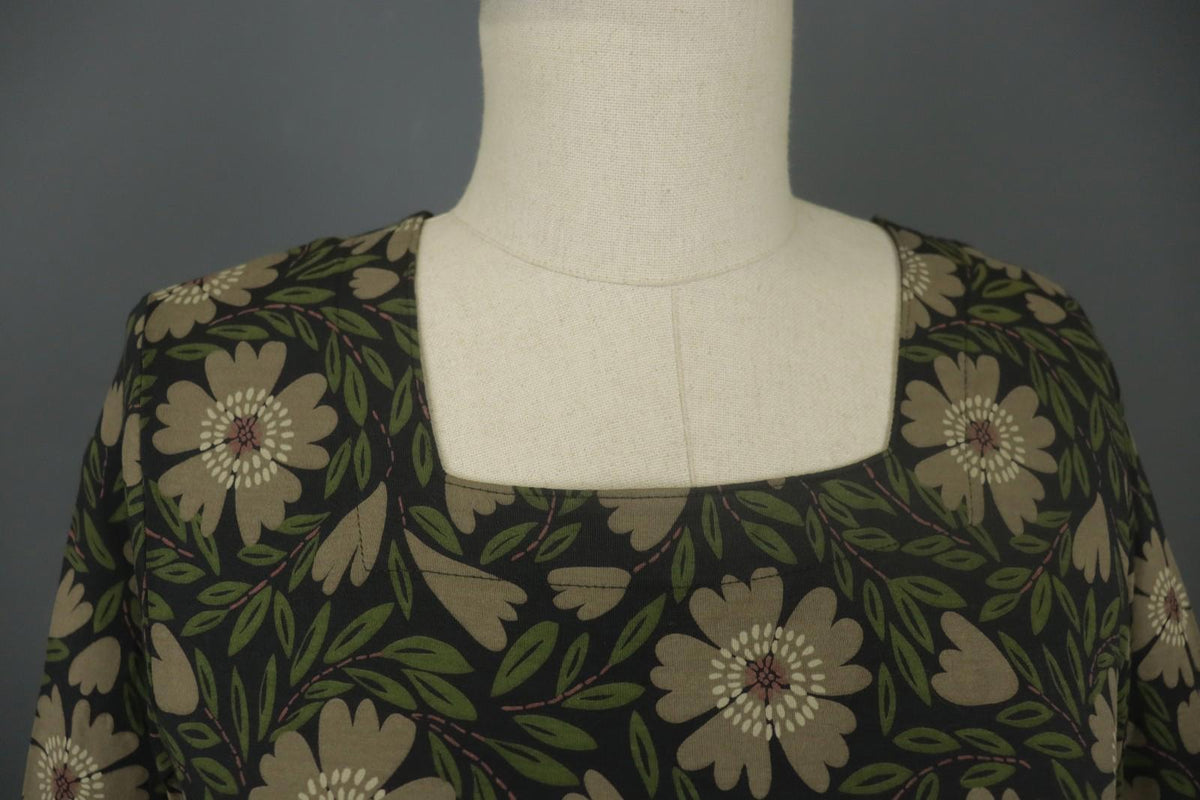 Gudrun Sjoden Shift Dress Multicolor Floral Pullover Long Sleeve – Size S / M