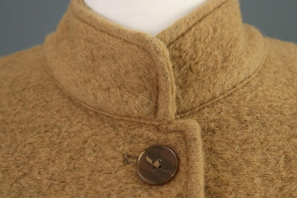 EMILY VAN DEN BERGH Brown Wool Knit Button Blazer Cardigan – Size 40