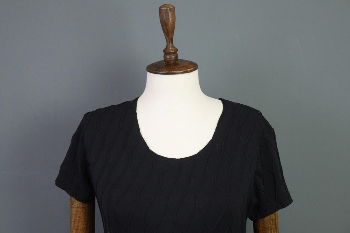 ANNE FONTAINE PARIS Blouse Shirt Black Embroidered Short Sleeve – Size 3