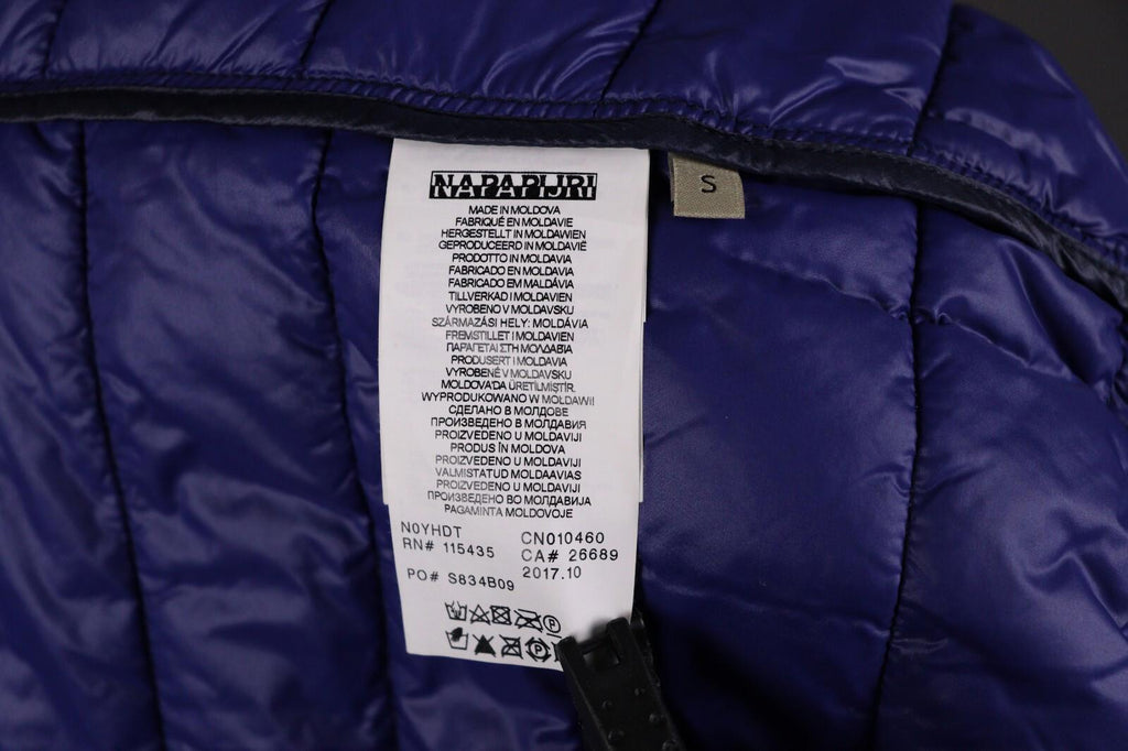 NAPAPIJRI Blue Full Zip Puffer Quilted Jacket – Size S