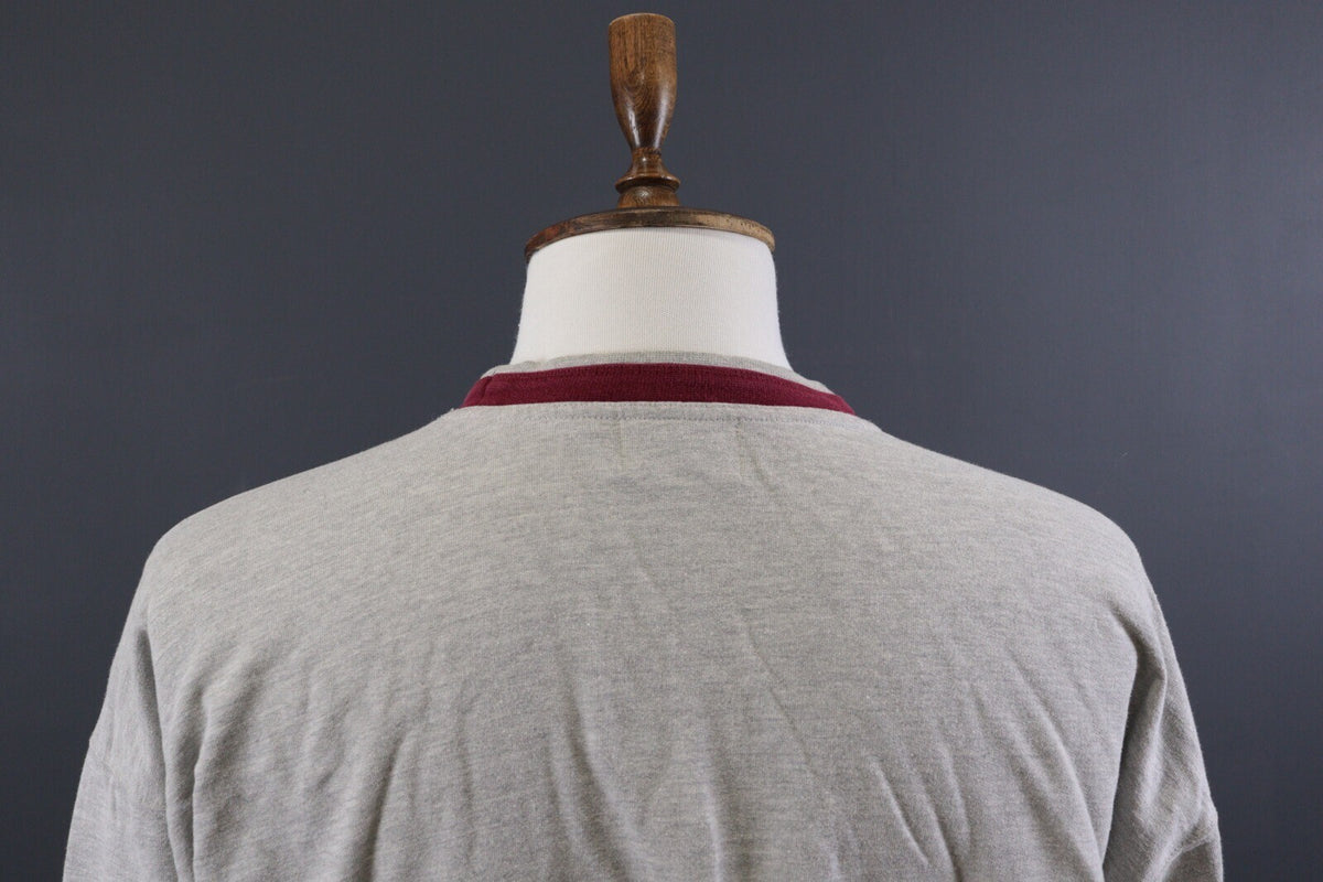 Vintage Carlo Colucci Embroidered Logo Gray Sweatshirt – Size L US 42-44 EU 52-54