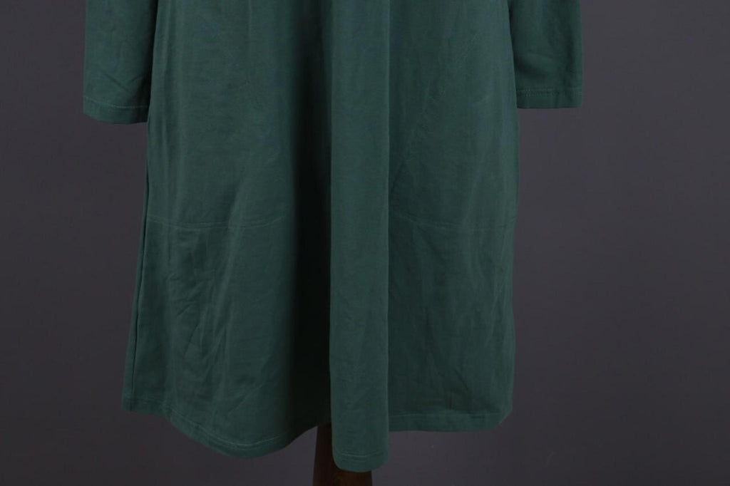 GUDRUN SJODEN Green Oversized Long Sleeve Sweater Knit Midi Dress – Size L