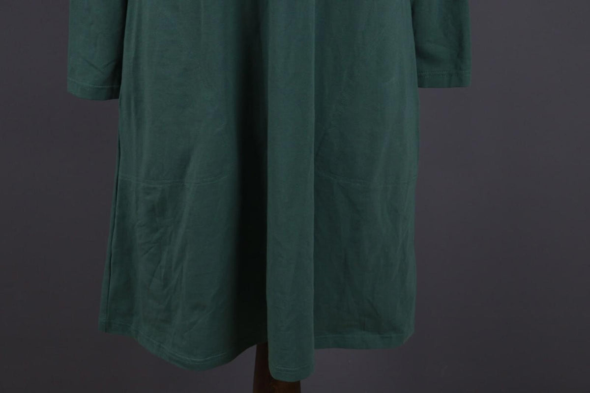 GUDRUN SJODEN Green Oversized Long Sleeve Sweater Knit Midi Dress – Size L