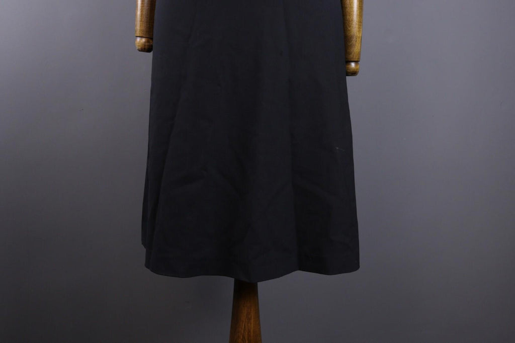 THEORY Black Sleeveless Belted Zip Up A-Line Sheath Midi Dress – Size 6