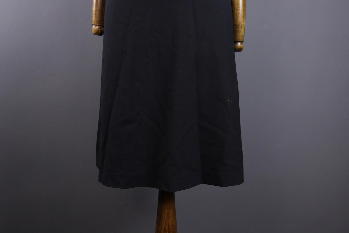 THEORY Black Sleeveless Belted Zip Up A-Line Sheath Midi Dress – Size 6