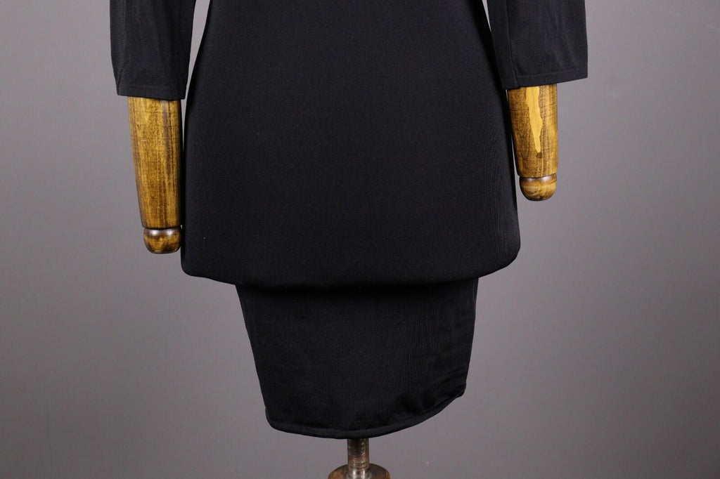 MARITHE FRANCOIS GIRBAUD Black Party Cocktail Evening Bodycon Dress – Size 4