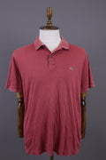 Lacoste Regular Fit Pink Summer Men Short Sleeve Polo Shirt – Size 7 / XXL
