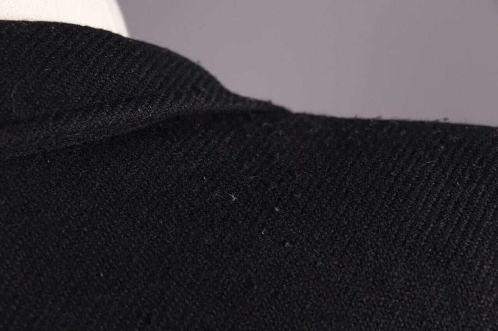 WEEKEND MAX MARA Black Multipocket Wool Tweed Coat – Size I 44 / GB 12 / USA 10