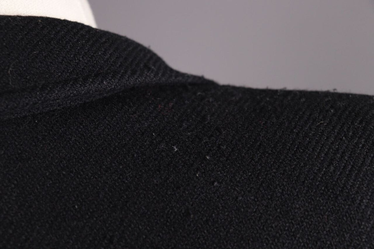 WEEKEND MAX MARA Black Multipocket Wool Tweed Coat – Size I 44 / GB 12 / USA 10