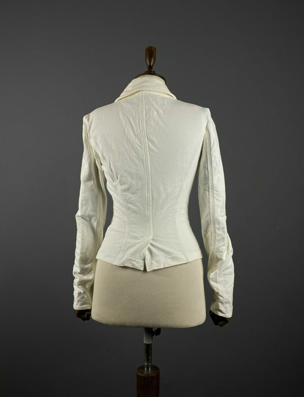 Weekend Max Mara White Long Sleeve Cotton Blazer Jacket – Women's S