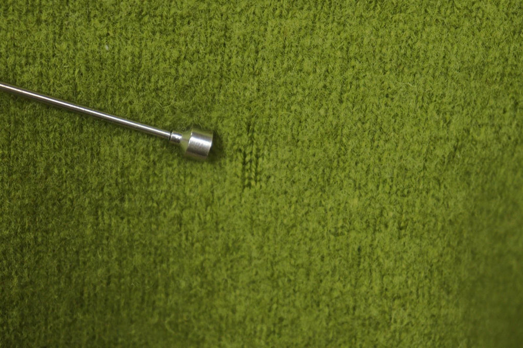 GUDRUN SJODEN Green 100% Wool Tight Knitted Crew Neck Pullover Sweater – Size L