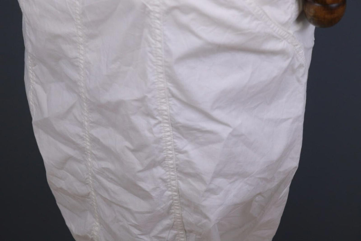 ANNETTE GORTZ Summer White Sleeveless Bodycon Wrape Midi Dress – Size 34
