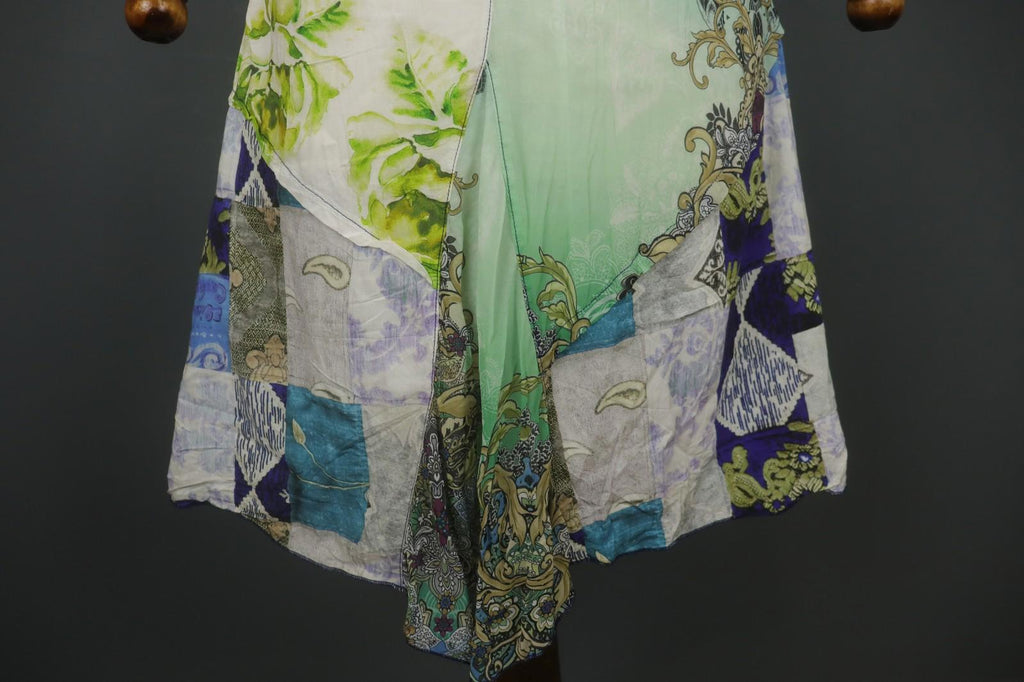 ELISA CAVALETTI SONO ITALIANO Multi Patchwork Floral Paisley Boho Dress – Size M