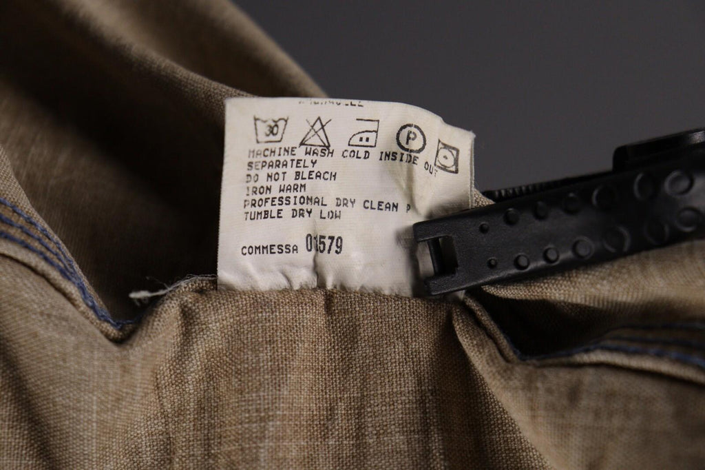 MARITHE FRANCOIS GIRBAUD Beige Denim Button Down Jacket – Size USA 27