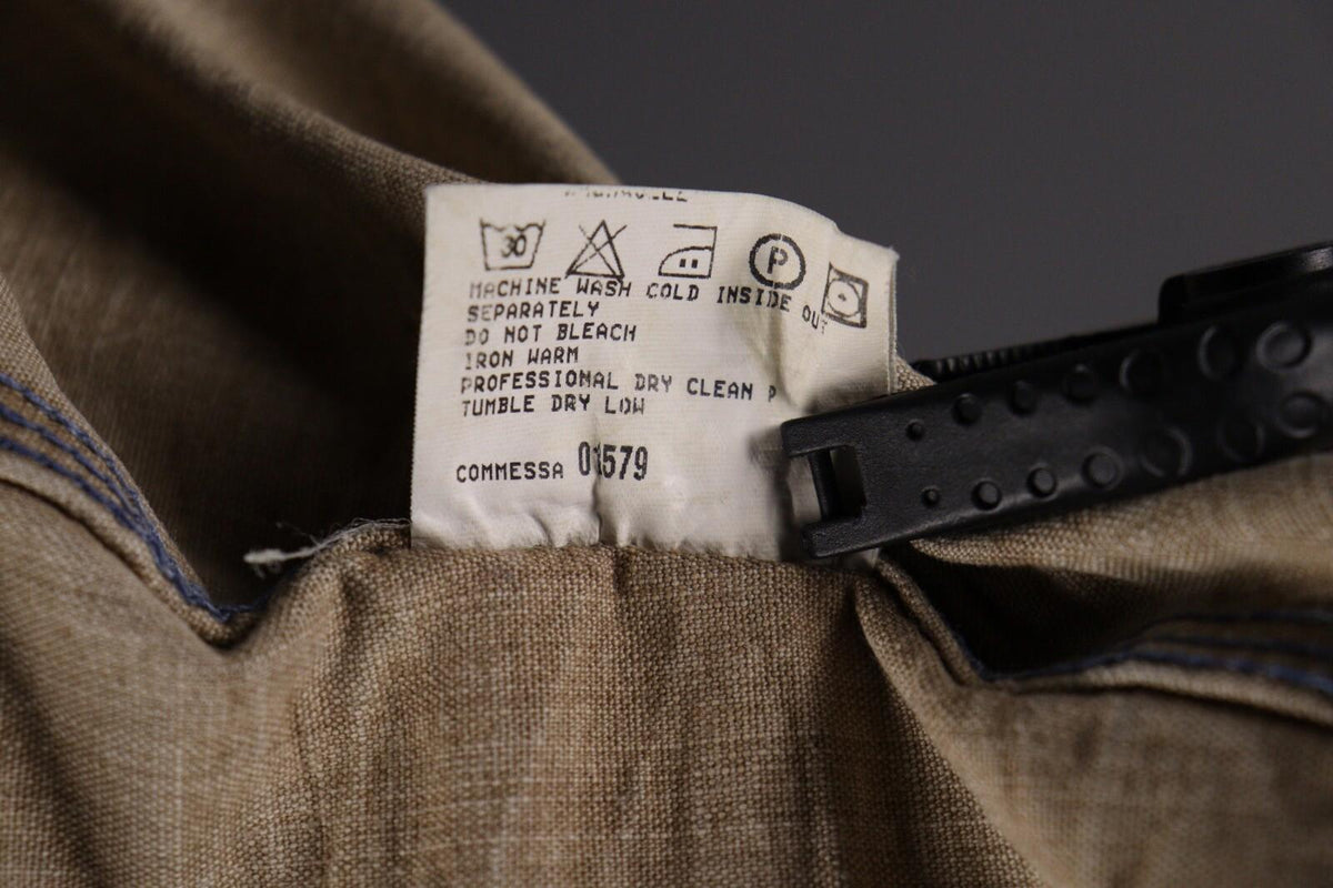 MARITHE FRANCOIS GIRBAUD Beige Denim Button Down Jacket – Size USA 27