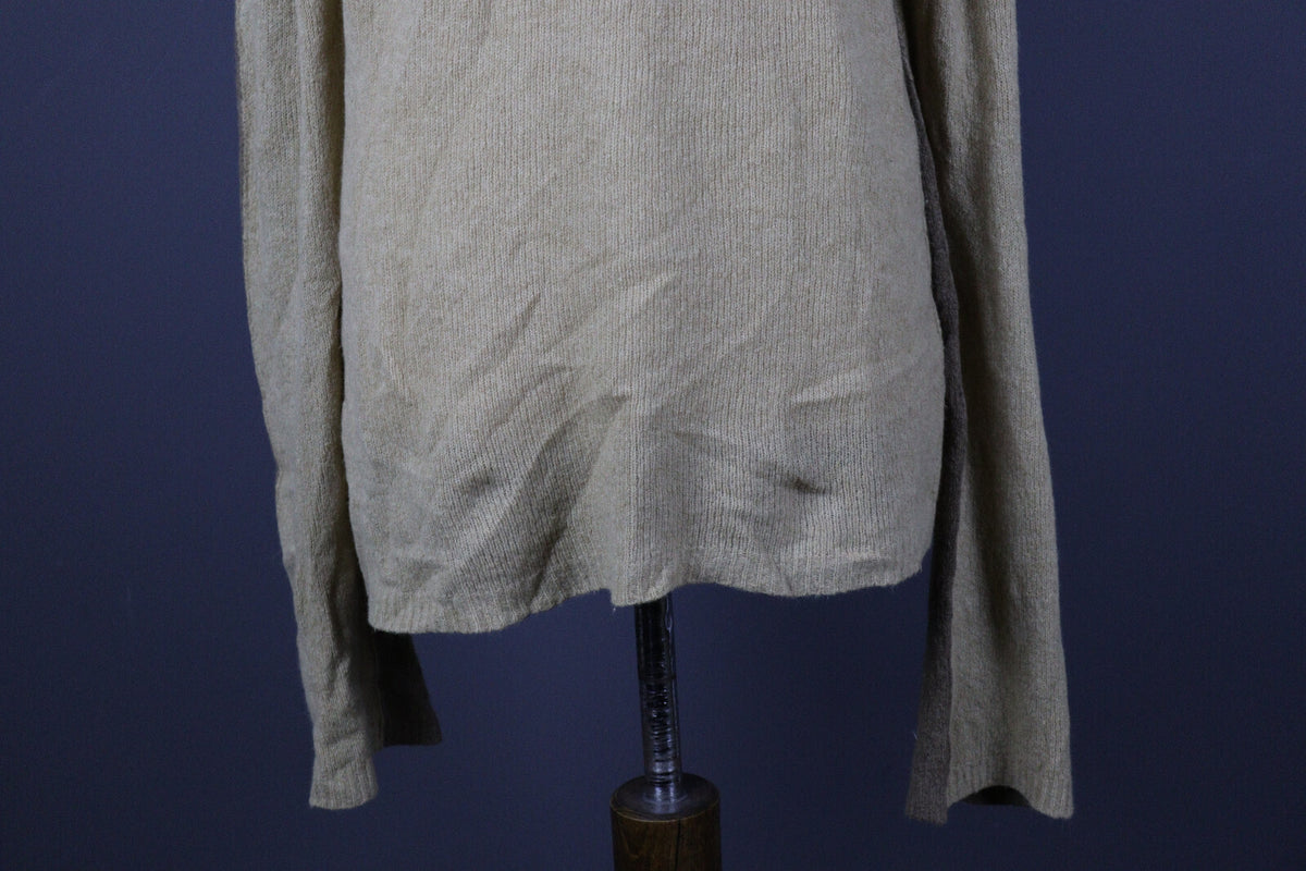 Marc Cain Brown Angora Wool Long Sleeve Oversized Knit Sweater – Size 2
