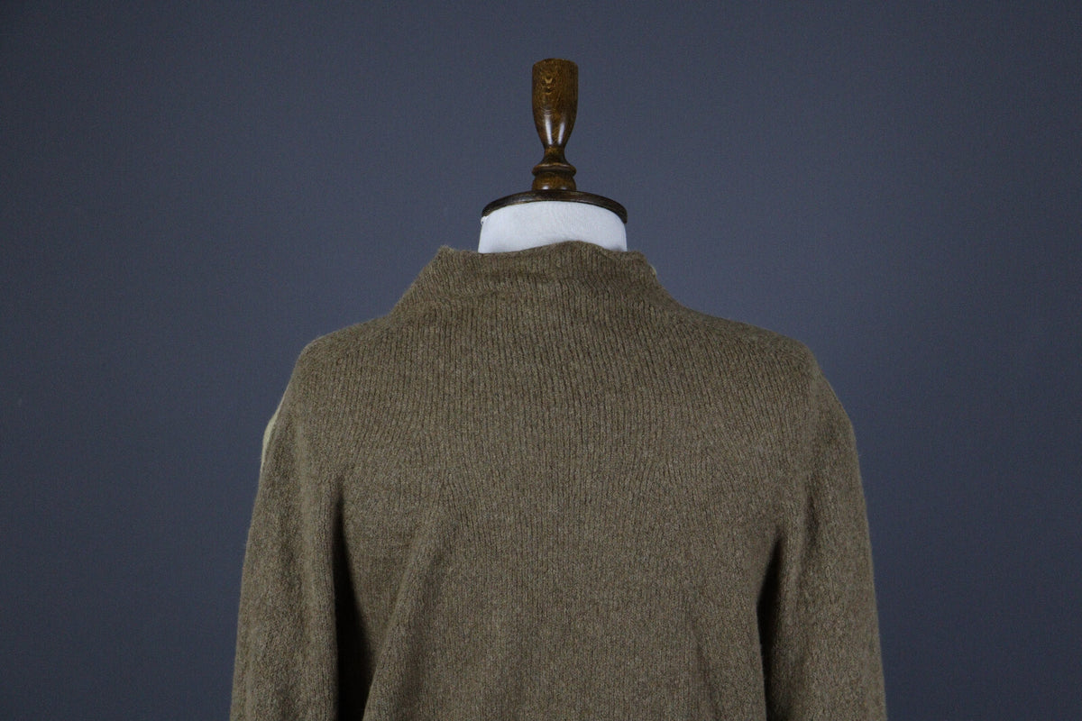 Marc Cain Brown Angora Wool Long Sleeve Oversized Knit Sweater – Size 2