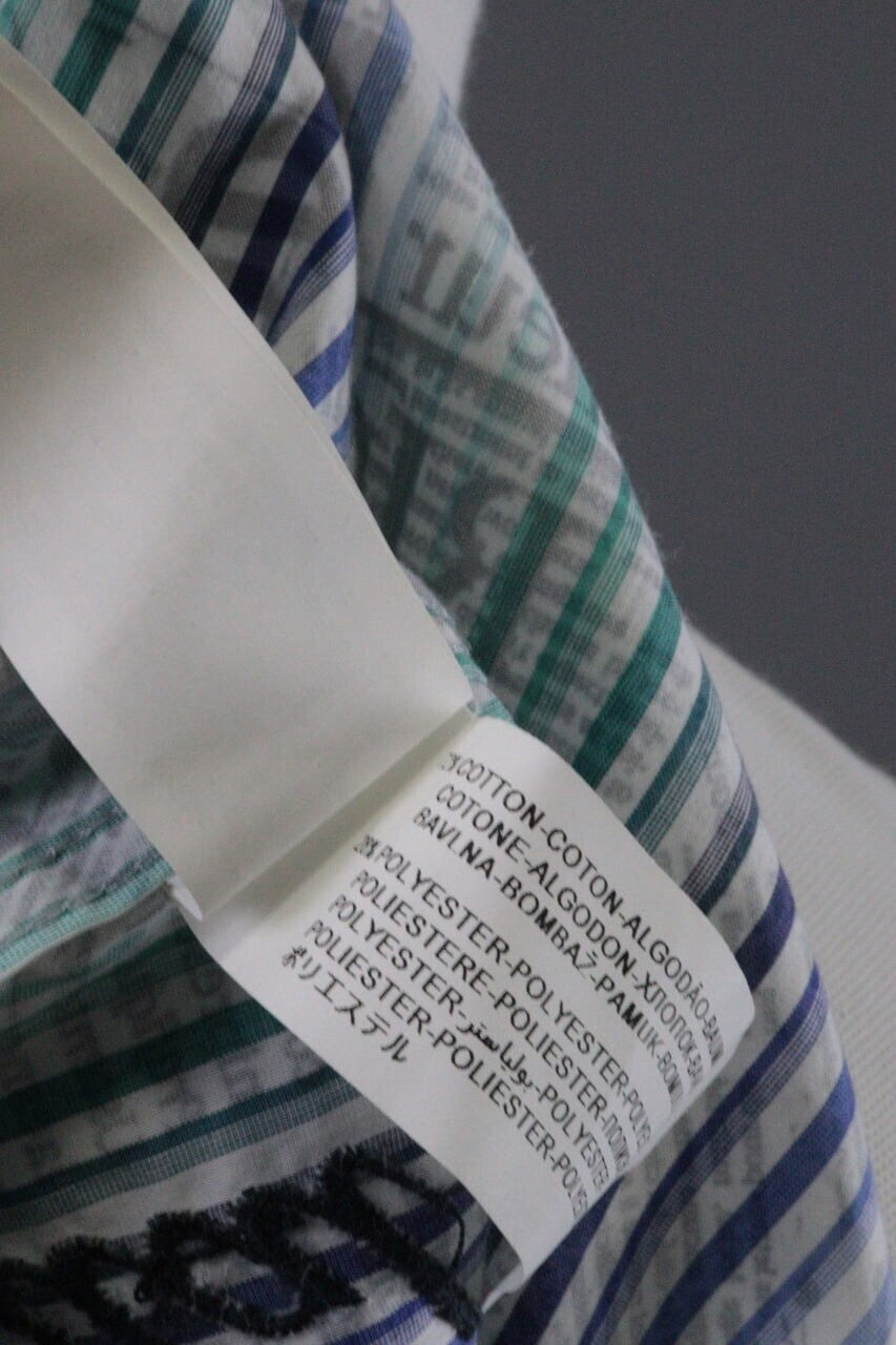 Desigual Barcelona Multicolor Striped Long Sleeve Button Down Shirt – Size L