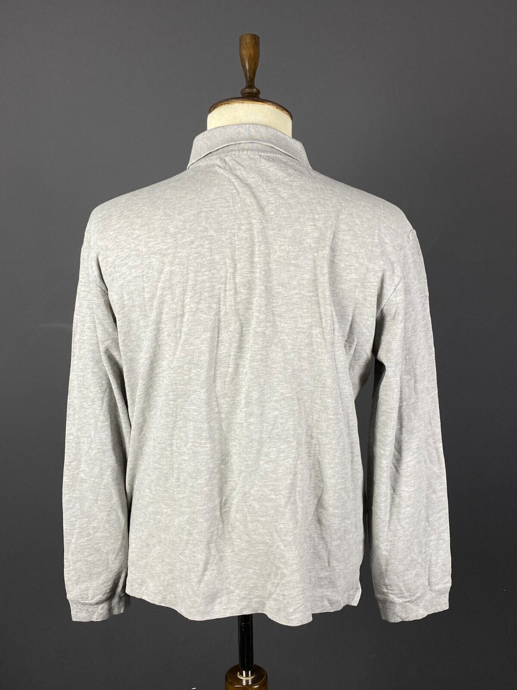 Lacoste Slim Fit Gray Colourblock Long Sleeve Polo Shirt 8 3XL 2XL