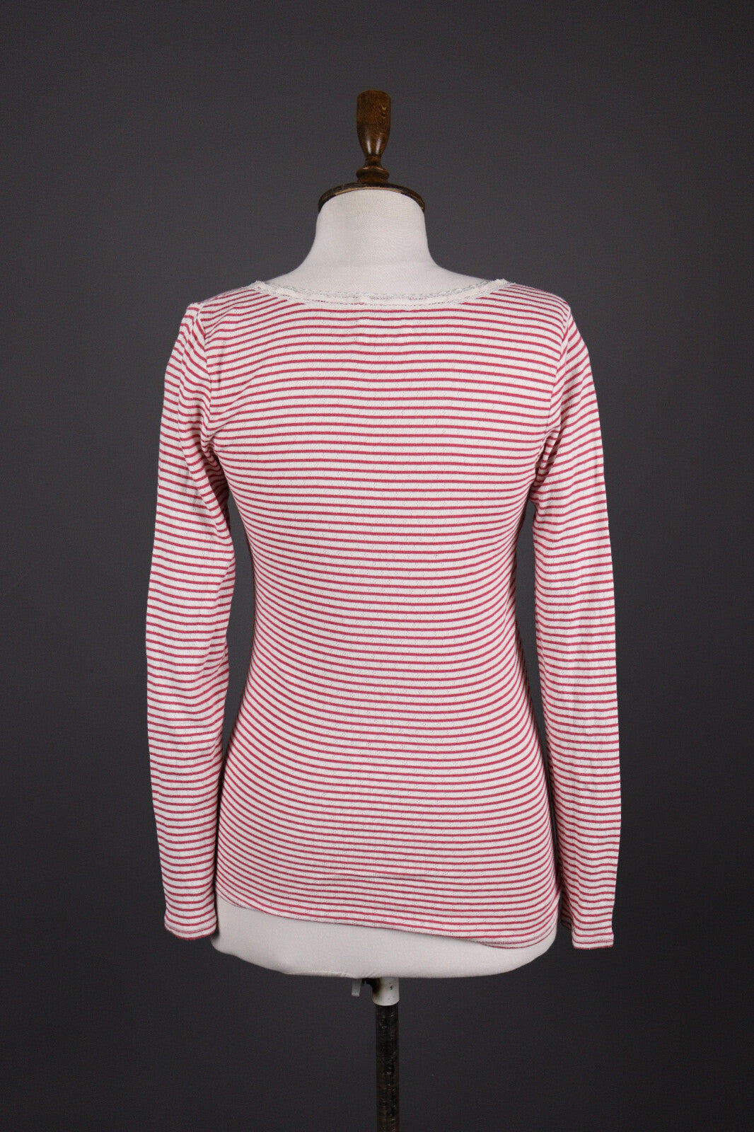 Denim & Supply Ralph Pink Lauren Stripe Long Sleeve Blouse Top Shirt – Size M