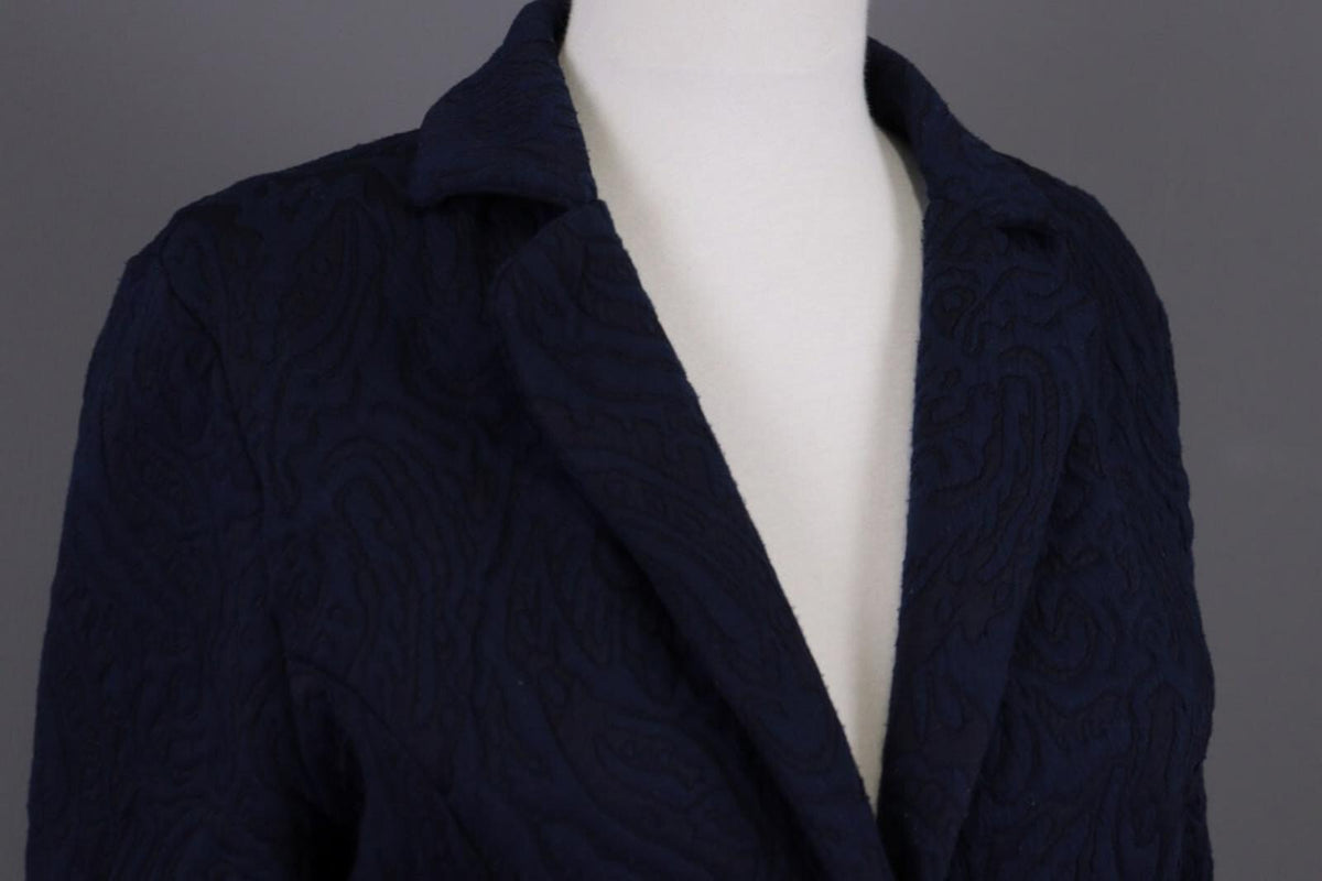 RUNDHOLZ Blue Embroidered Designer Blazer Jacket – Size L