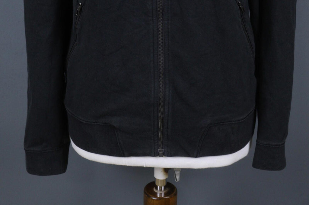 LULULEMON Black Long Sleeve Logo Lightweight Full Zip Hooded Track Jacket