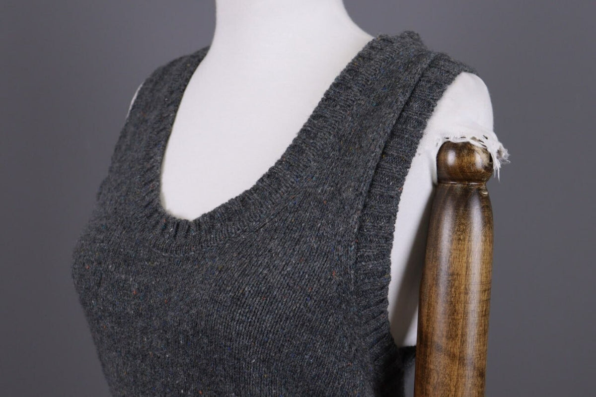 Margaret Howell MHL Japan Gray Knitted Wool Vest – Size 2 / S
