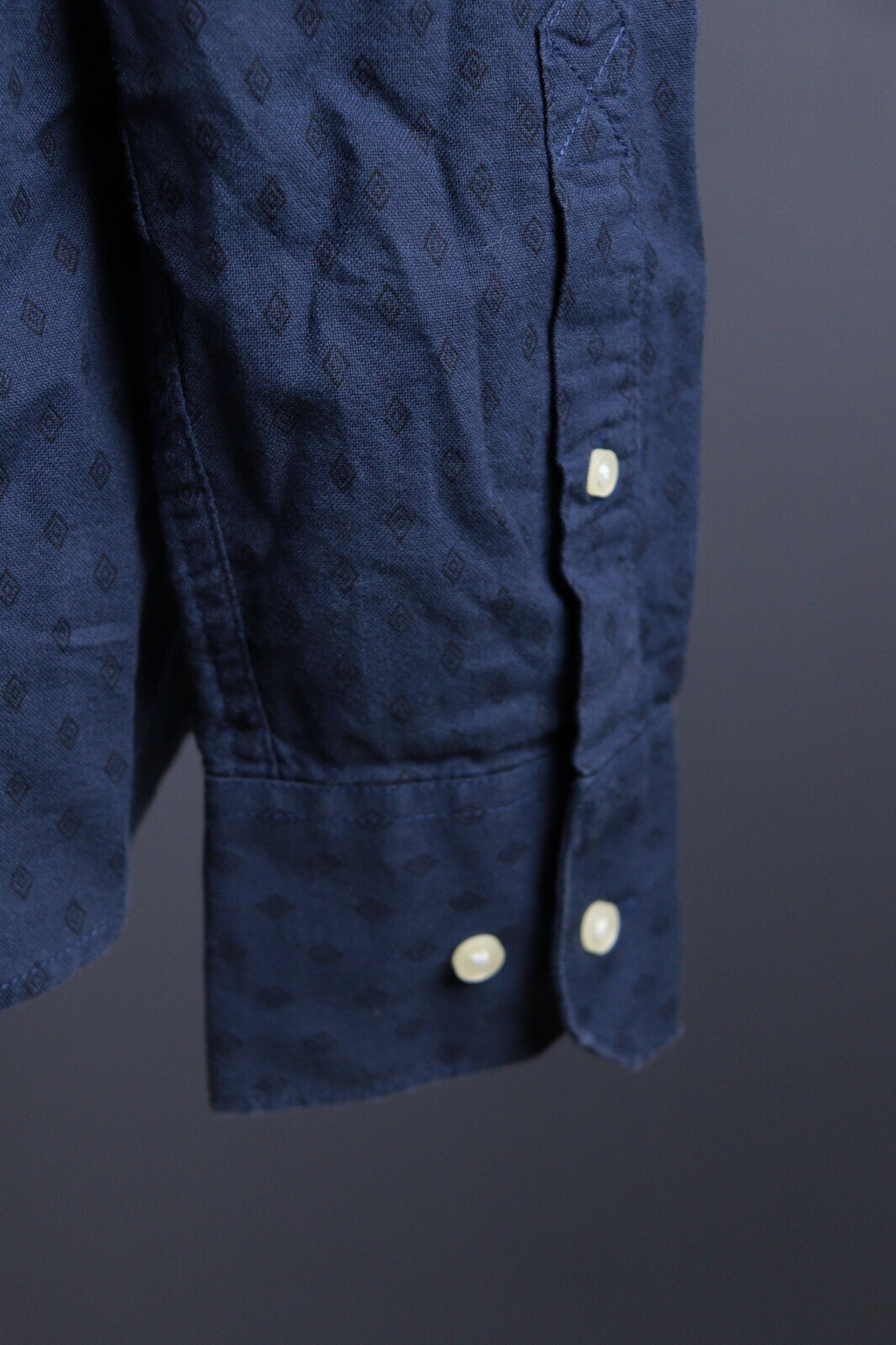 Barbour Tailored Fit Blue Long Sleeve Button Down Shirt – Size EUR XL / USA L