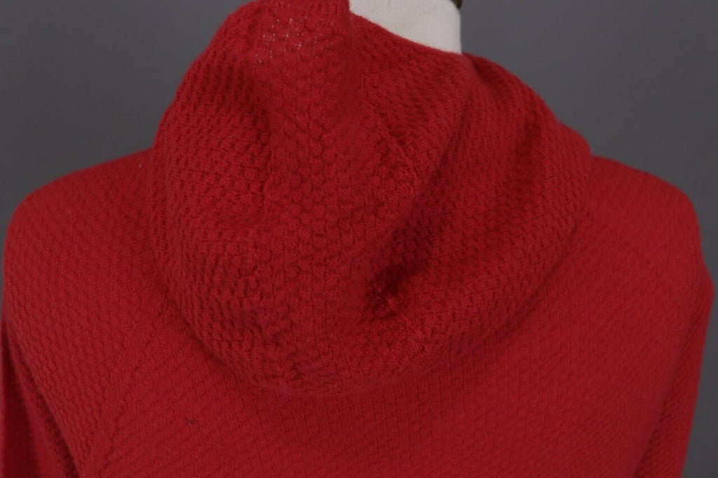 Patagonia Red Lagenlook Turtle Neck Hooded Fleece Jacket – Size M