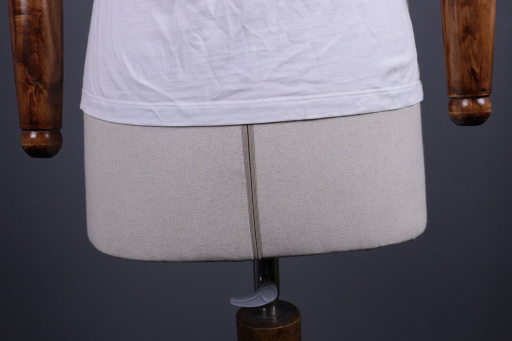Saint James Depuis 1889 White Henley Short Sleeve Top Blouse Shirt – Size I42 /US6