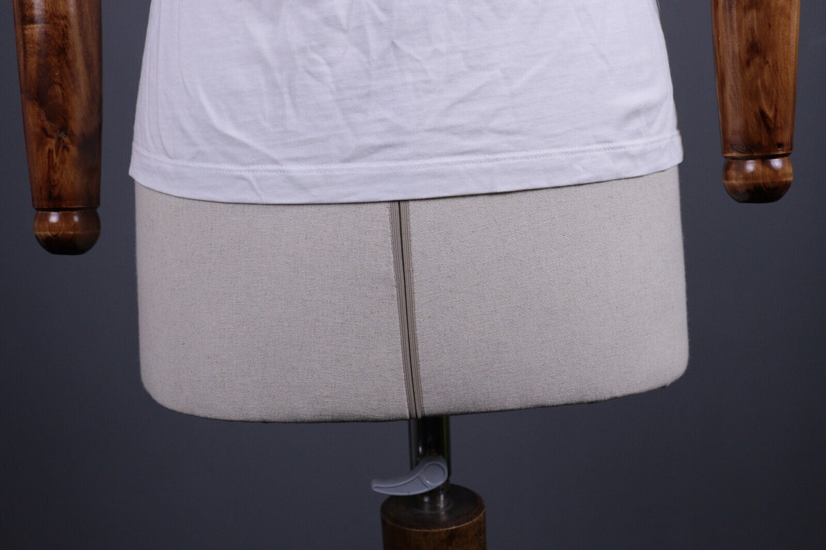 Saint James Depuis 1889 White Henley Short Sleeve Top Blouse Shirt – Size I42 /US6