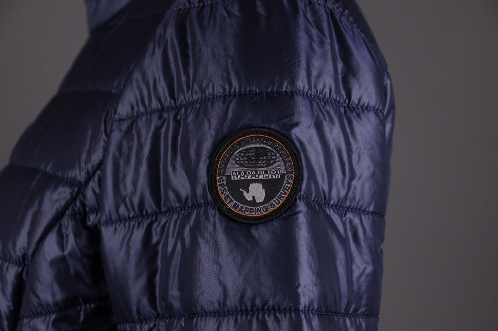 NAPAPIJRI Blue Full Zip Puffer Quilted Jacket – Size S