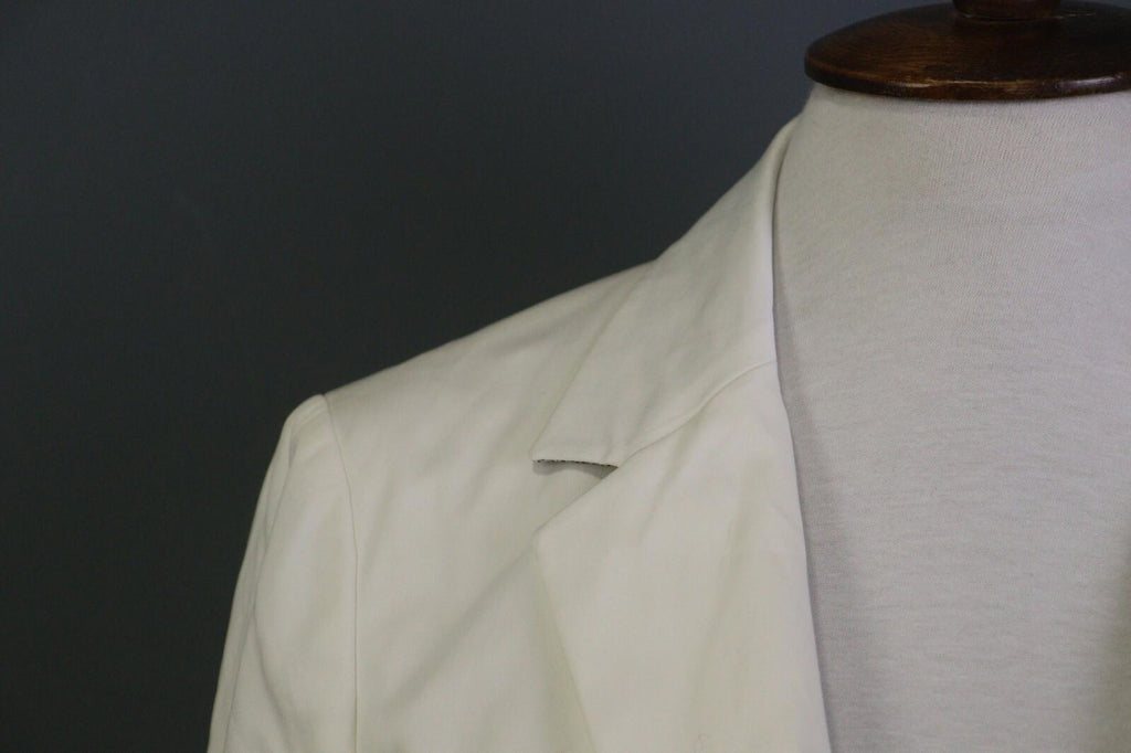 ETRO MILANO White Two Button Blazer Jacket – Size 44