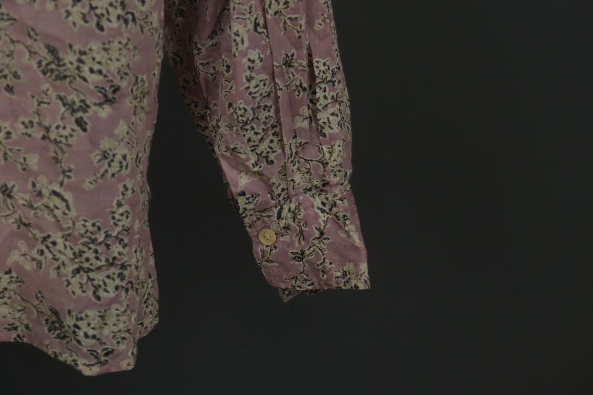 ISABEL ÉTOILE MARANT Multi Floral Long Sleeve Button Front Shirt Top – Size 38