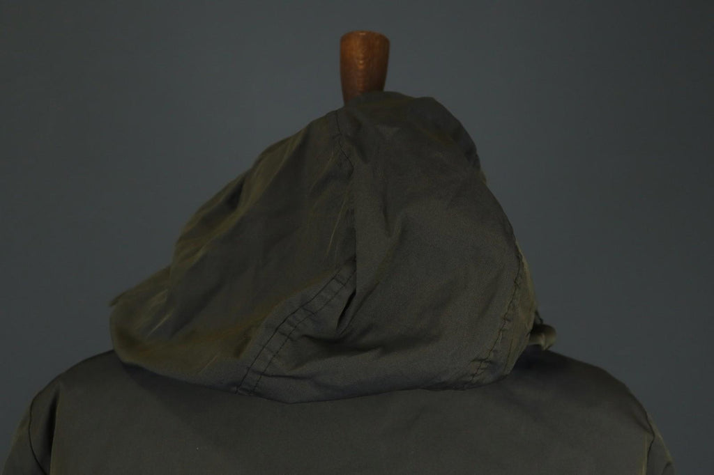 MAX MARA WEEKEND Dark Green Long Sleeve Hooded Windbreaker Jacket – Size 42