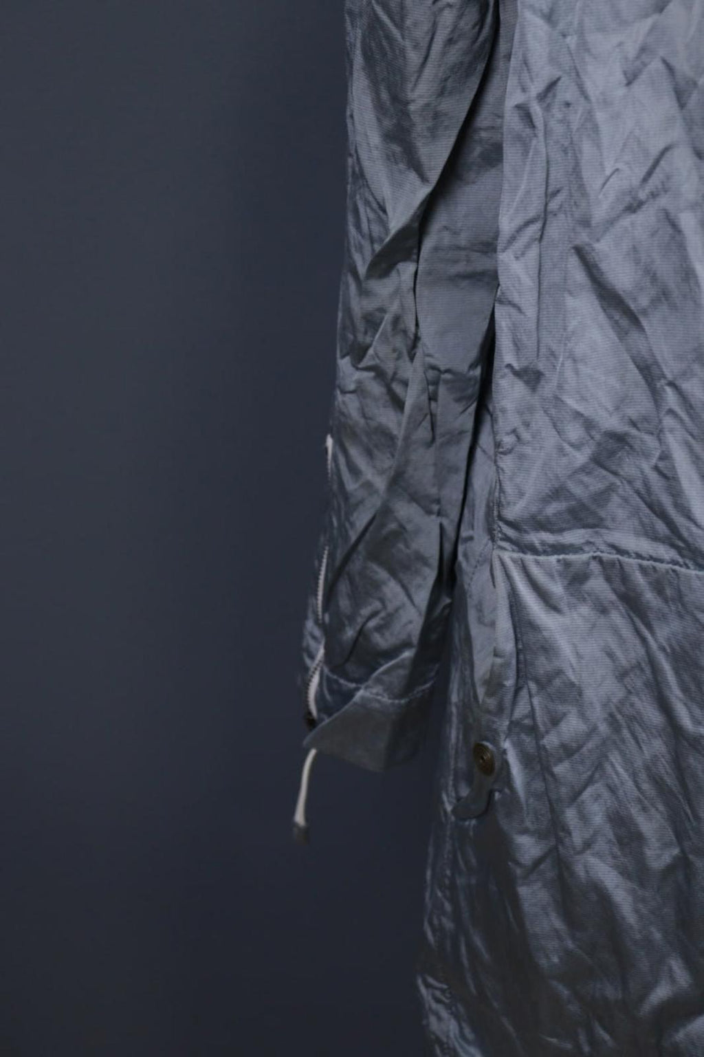 ANNETTE GORTZ Gray Collared Long Sleeve Full Zip Windbreaker Rain Coat – Size 42