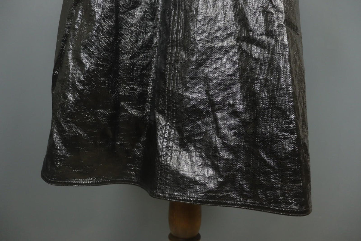 Carolina Herrera Black Regular Fit Long Sleeve Open Front Trench Coat – Size XS – Used
