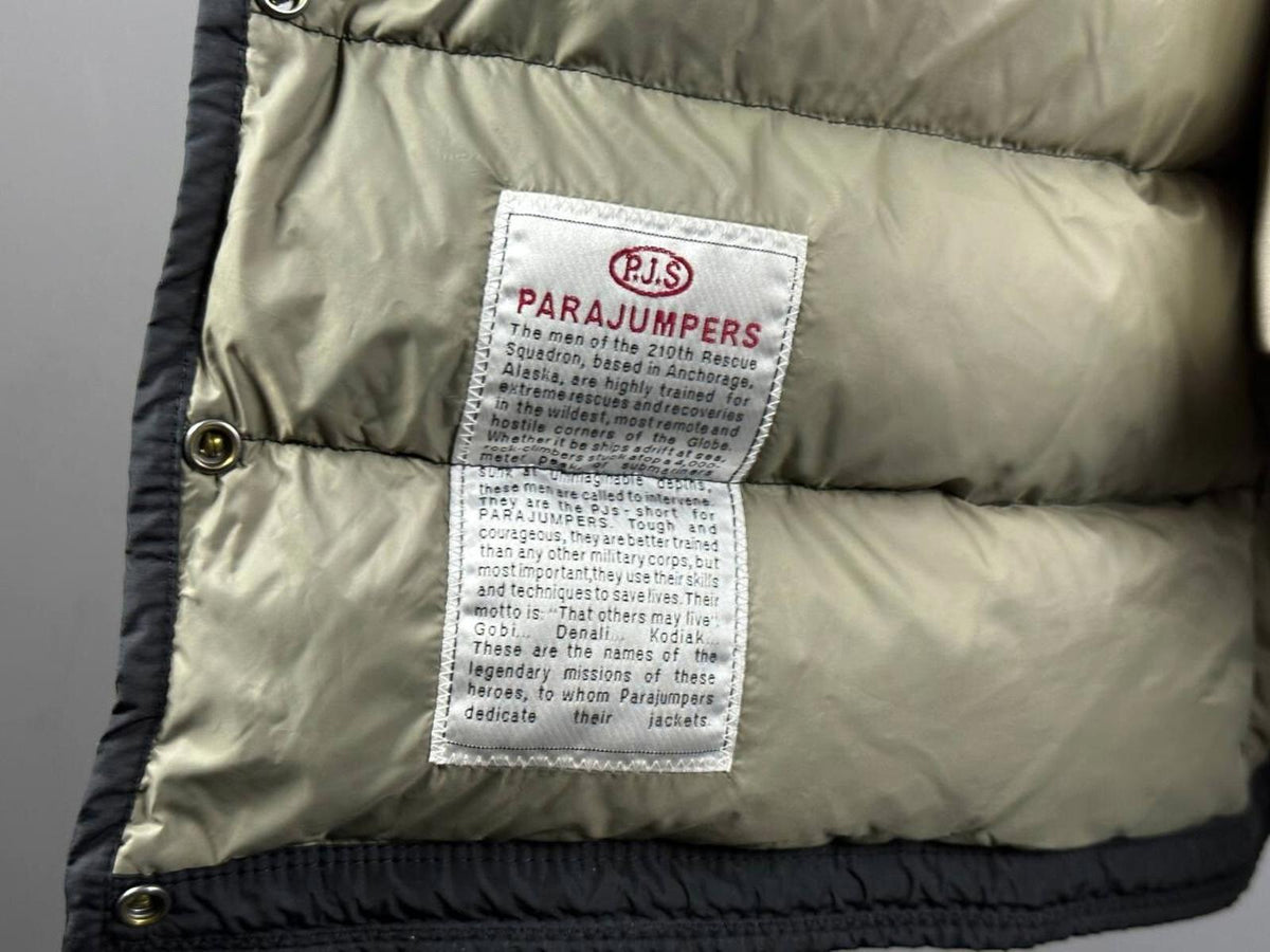 PARAJUMPERS Masterpiece Series Full Zip Hooded Down Parka Jacket – Size M