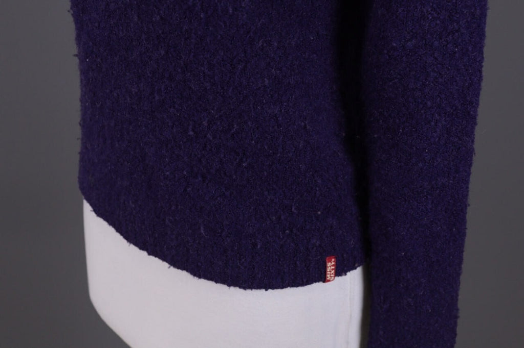 Miss Sixty Purple Knit Cropped Sweater – Size S
