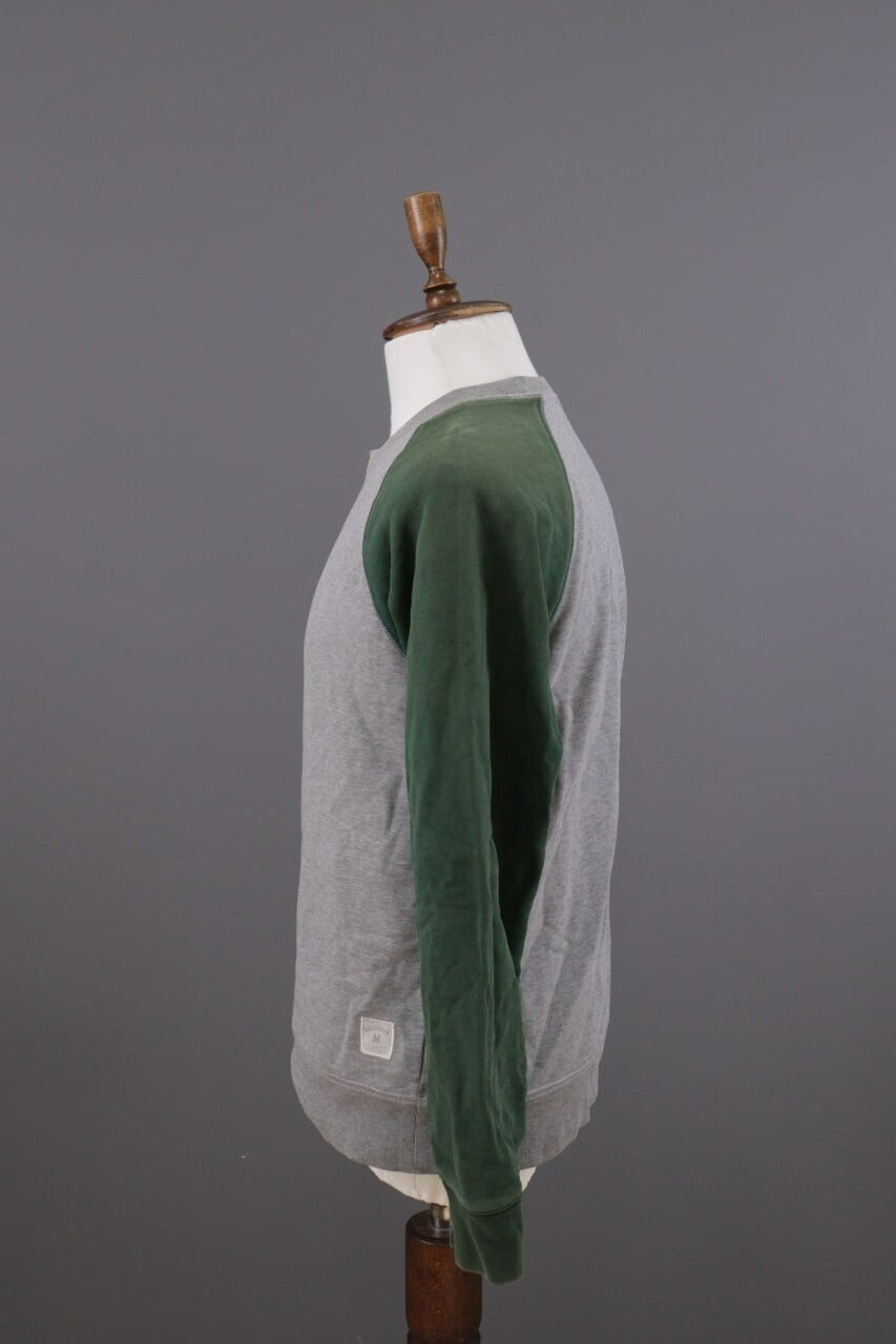 Carhartt Holbrook BI-Color Sweatshirt Gray/Green Sweater – Size M