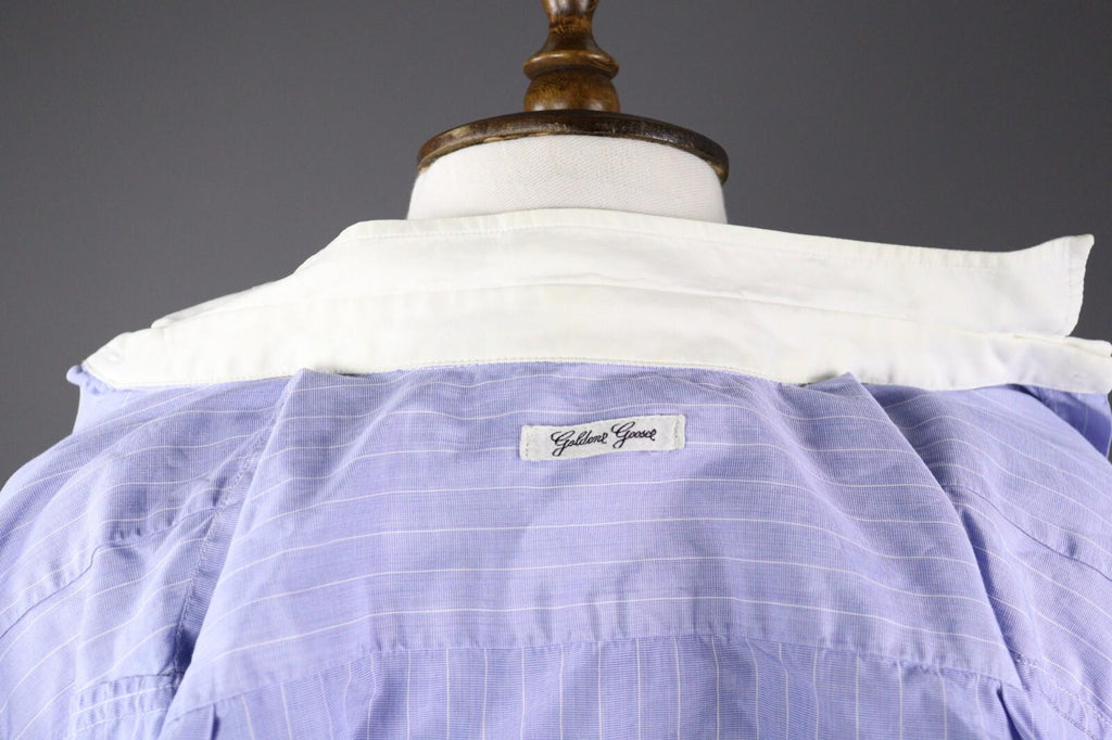 GOLDEN GOOSE Blue Button Long Sleeve Blouse Shirt – Size XS