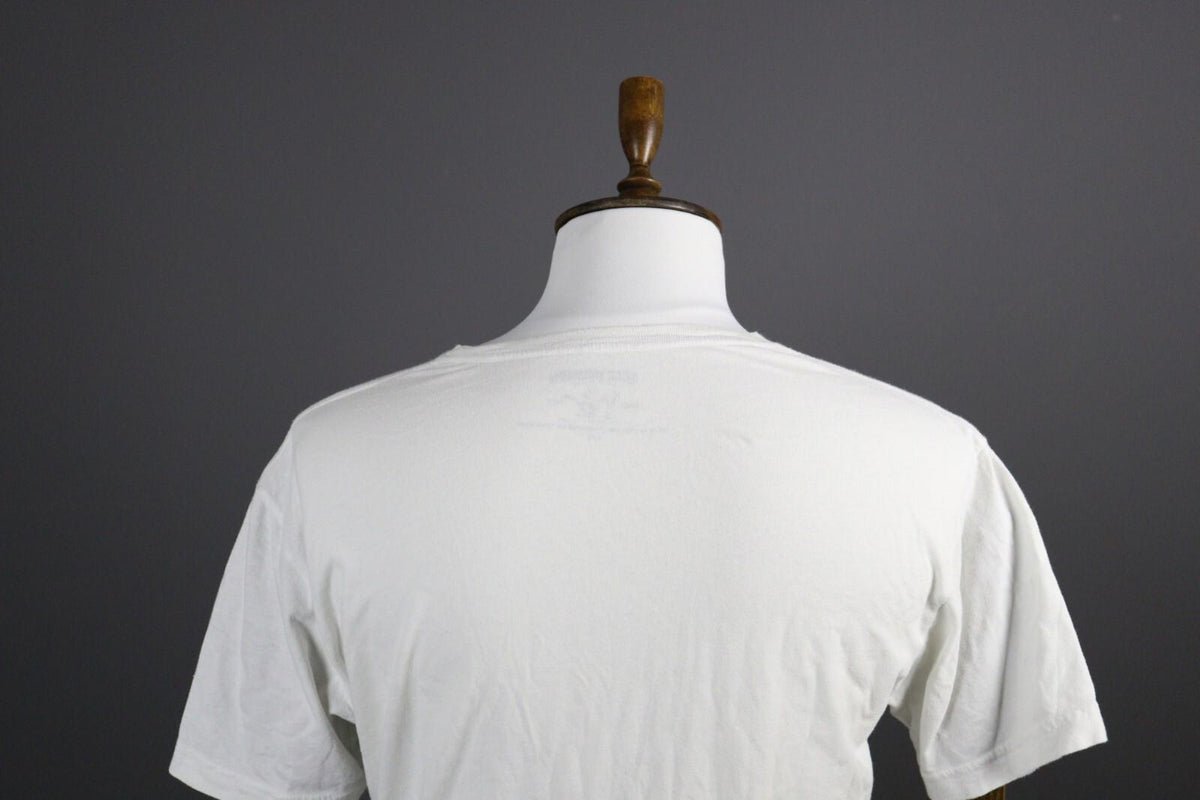 TRUE RELIGION White Big Logo Short Sleeve T-Shirt – Size L