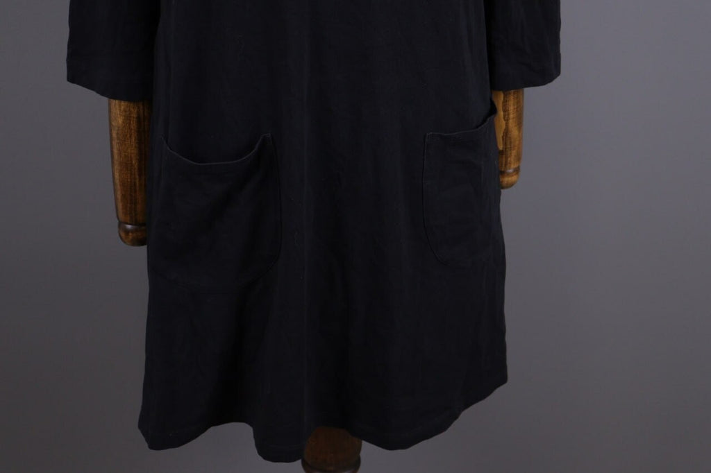 Gudrun Sjoden Black Lagenlook Long Sleeve Relaxed A-Line Dress – Size L