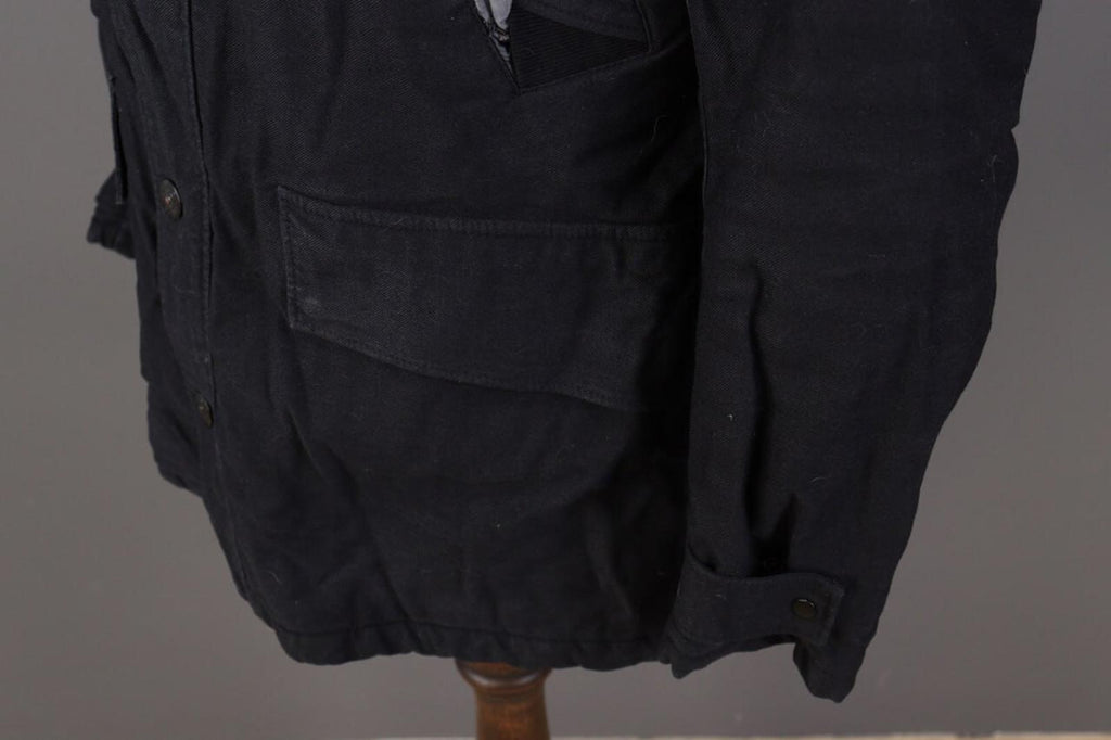 STONE ISLAND Blue Wool Multipockets Cago Hooded Full Zip Jacket – Size L