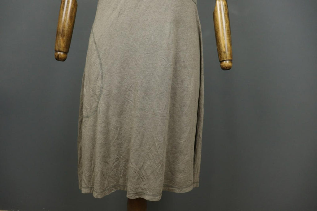 GUDRUN SJODEN Brown 100% Modal Sleeveless Scoop Neck Pullover Tank Dress – Size L